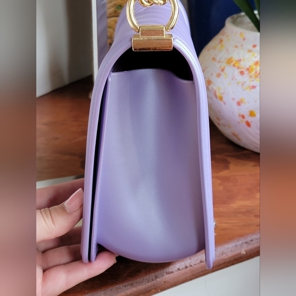 Lavender Jelly Shoulder Bag/Crossbody PVC - Picture 6 of 11